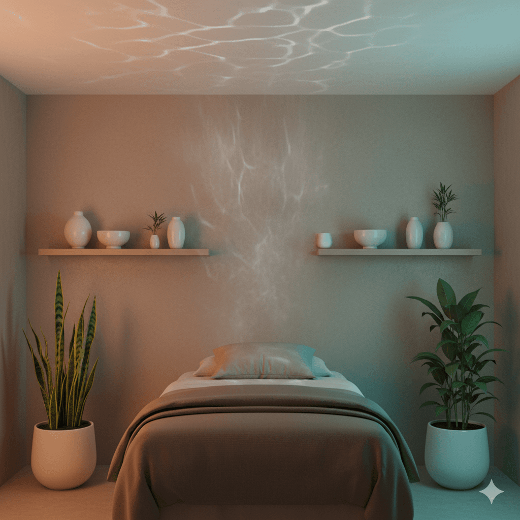 Sensory lighting journey inside WANAKA Sanctuary