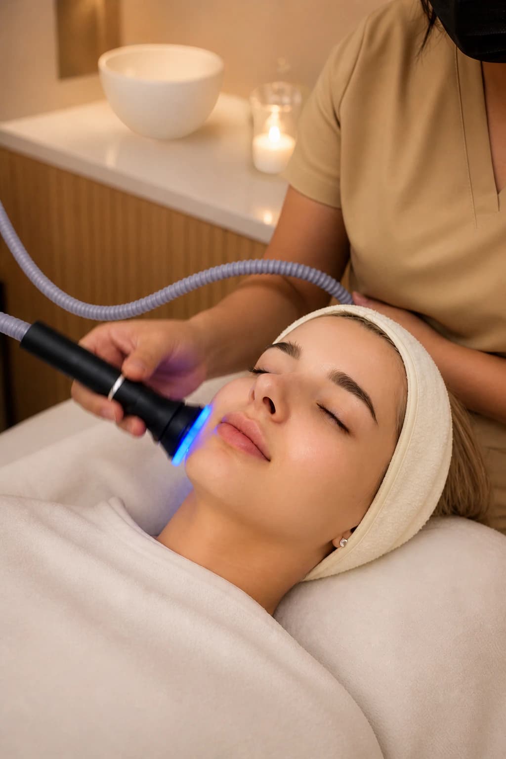 Facial treatment at WANAKA Sanctuary 2