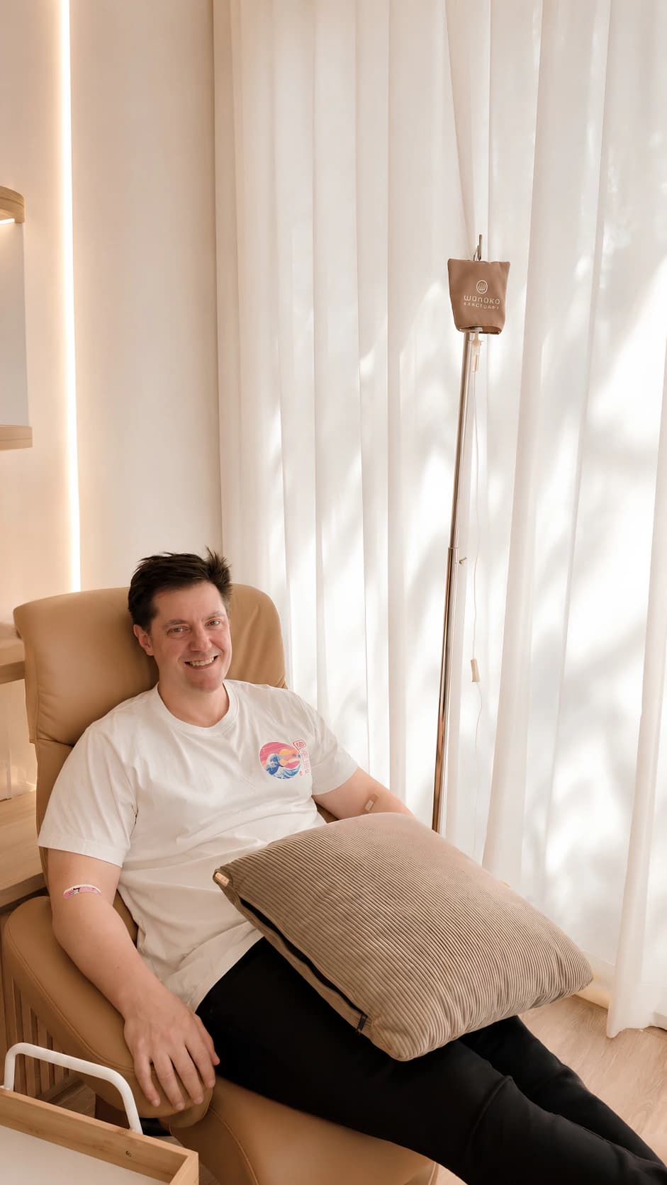 IV therapy guest at WANAKA Sanctuary